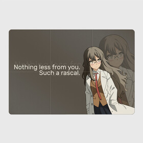 Магнитный плакат 3Х2 с принтом Nothing less from you в Рязани, Полимерный материал с магнитным слоем | 6 деталей размером 9*9 см | anime | aobuta | bunny | bunny girl | futaba | kaede | mai | nodoka | pfnds | rio | sakuta | shoko | аниме | анимэ | девочка зайка | зайка | каэдэ | комедия | маи | нодока | панда | рио | сакута | сёко | футаба | шоко