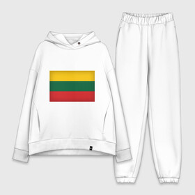 Женский костюм хлопок Oversize с принтом RASTAMAN в Рязани,  |  | flag | rasta | reggae | раста | раста флаг | регги | эфиопия