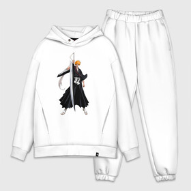 Мужской костюм хлопок OVERSIZE с принтом Блич   Ичиго в Рязани,  |  | anime | bleach | hero | ichigo kurosaki | manga | блич | герой | ичиго куросаки