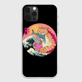 Чехол для iPhone 12 Pro Max с принтом CATZILLA в Рязани, Силикон |  | cat | cats | catzilla | godzilla | japan | kaiju | neko | ninja | retro | samurai | shark | wave | yakuza | акула | волна | годзилла | кайдзю | катана | кот | котенок | котзилла | коты | котэ | котята | кошка | неко | ниндзя | ретро | самурай | якудза