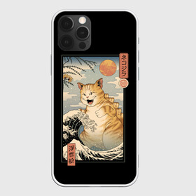 Чехол для iPhone 12 Pro Max с принтом CATZILLA в Рязани, Силикон |  | cat | cats | catzilla | godzilla | japan | kaiju | neko | ninja | retro | samurai | shark | wave | yakuza | акула | волна | годзилла | кайдзю | катана | кот | котенок | котзилла | коты | котэ | котята | кошка | неко | ниндзя | ретро | самурай | якудза