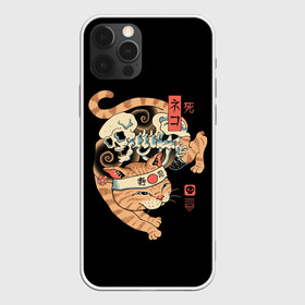 Чехол для iPhone 12 Pro Max с принтом Cat of Death в Рязани, Силикон |  | cat | cats | death | japan | ninja | samurai | shogun | skull | yakuza | катана | кот | котенок | коты | котэ | котята | кошка | ниндзя | самурай | сёгун | череп | якудза | япония