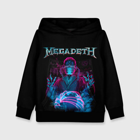 Детская толстовка 3D с принтом MEGADETH в Рязани, 100% полиэстер | двухслойный капюшон со шнурком для регулировки, мягкие манжеты на рукавах и по низу толстовки, спереди карман-кенгуру с мягким внутренним слоем | grange | hardcore | megadeth | metal | music | punk | rock | trash | usa | мастейн | мегадес | метал | музыка | панк | рок | трэш