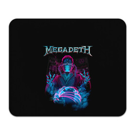 Коврик для мышки прямоугольный с принтом MEGADETH в Рязани, натуральный каучук | размер 230 х 185 мм; запечатка лицевой стороны | grange | hardcore | megadeth | metal | music | punk | rock | trash | usa | мастейн | мегадес | метал | музыка | панк | рок | трэш