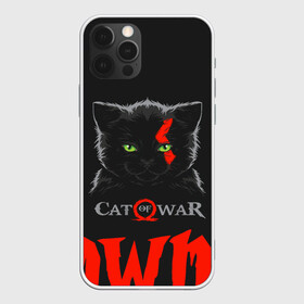 Чехол для iPhone 12 Pro Max с принтом Cat of war в Рязани, Силикон |  | cat | gad of war | game | games | god of war | god of wor | атрей | атрэй | бог войны | игра | игры | кот | котёнок | кошки | кратос