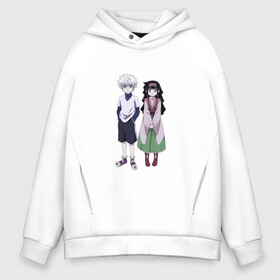 Мужское худи Oversize хлопок с принтом Killua Zoldyck,Mangaka Zoldyck в Рязани, френч-терри — 70% хлопок, 30% полиэстер. Мягкий теплый начес внутри —100% хлопок | боковые карманы, эластичные манжеты и нижняя кромка, капюшон на магнитной кнопке | anime | bike | gon | hunter x hunter | killua | аниме | аниме парень | гон | килуа | мотоцикл | охотник против охотника | охотник х охотник