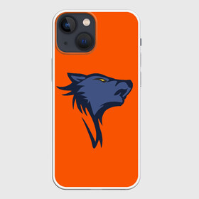 Чехол для iPhone 13 mini с принтом волк в Рязани,  |  | альфа | вой | гора | джунгли | дизайн | логотип | серый