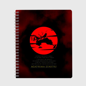 Тетрадь с принтом Agatsuma Zenitsu Kimetsu no Yaiba в Рязани, 100% бумага | 48 листов, плотность листов — 60 г/м2, плотность картонной обложки — 250 г/м2. Листы скреплены сбоку удобной пружинной спиралью. Уголки страниц и обложки скругленные. Цвет линий — светло-серый
 | demon slayer | kamado | kimetsu no yaiba | nezuko | tanjiro | аниме | гию томиока | зеницу агацума | иноске хашибира | камадо | клинок | корзинная девочка | манга | музан кибуцуджи | незуко | рассекающий демонов | танджиро