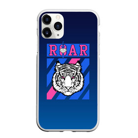 Чехол для iPhone 11 Pro матовый с принтом Roar Tiger в Рязани, Силикон |  | roar | большая кошка | полосатый | тигр | тигрица | хищник