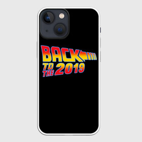 Чехол для iPhone 13 mini с принтом BACK TO THE 2019 в Рязани,  |  | 19 | 2019 | back | covid | delorean | future | marty | mcfly | ncov | the | time | to | virus | браун | будущее | в | вирус | время | делориан | док | доктор | ковид | корона | коронавирус | макфлай | марти | прошлое | эмметт