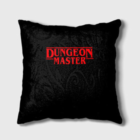 Подушка 3D с принтом Stranger Dungeon Master в Рязани, наволочка – 100% полиэстер, наполнитель – холлофайбер (легкий наполнитель, не вызывает аллергию). | состоит из подушки и наволочки. Наволочка на молнии, легко снимается для стирки | aniki | billy | boss | boy | bucks | dark | deep | door | dungeon | fantasy | gachi | gachimuchi | gym | hundred | master | muchi | next | stranger | the | things | three | van | wee | билли | ван | гачи | гачимучи | дела | мучи |