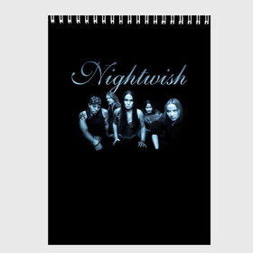 Скетчбук с принтом Nightwish with old members в Рязани, 100% бумага
 | 48 листов, плотность листов — 100 г/м2, плотность картонной обложки — 250 г/м2. Листы скреплены сверху удобной пружинной спиралью | emppu vuorinen | jukka nevalainen | nightwish | old members | sami vnsk | tarja | tarja turanen | tuomas holopainen | turunen | найтвиш | сами вянскя | тарья | тарья турунен | туомас холопайнен | турунен | эмппу вуоринен | юкка невалайнен