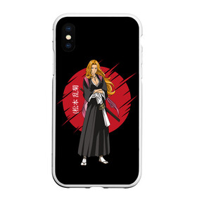 Чехол для iPhone XS Max матовый с принтом BLEACH - Rangiku Matsumoto в Рязани, Силикон | Область печати: задняя сторона чехла, без боковых панелей | anime | bleach | hollow | ichigo | kurosaki | manga | mask | matsumoto | rangiku | samurai | shihoin | yoruichi | аниме | блич | ичиго | йоруичи | куросаки | манга | маска | мацумото | онимэ | рангику | самурай | шихоин