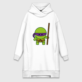 Платье-худи хлопок с принтом Донателло в Рязани,  |  | donatello | leonardo | michelangelo | ninja | pizza | raphael | turtles | донателло | животные | карате | комикс | комиксы | леонардо | микеланджело | мультфильм | мутант | мутанты | ниндзя | пицца | рафаэль | сплинтер | супергерой