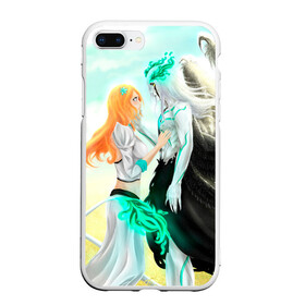 Чехол для iPhone 7Plus/8 Plus матовый с принтом Bleach Grimmjow and Orihime в Рязани, Силикон | Область печати: задняя сторона чехла, без боковых панелей | bleach brave souls bleach anime art гриммджоу и орихиме  grimmjow and orihime