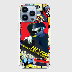 Чехол для iPhone 13 Pro с принтом Daft Punk Records в Рязани,  |  | by craig drake | daft punk | madeinkipish | thomas bangalter | дафт панк | маски | тома и ги мануэль