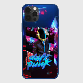 Чехол для iPhone 12 Pro с принтом daft punk neon rock в Рязани, силикон | область печати: задняя сторона чехла, без боковых панелей | Тематика изображения на принте: by craig drake | daft punk | madeinkipish | thomas bangalter | дафт панк | маски | тома и ги мануэль