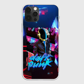 Чехол для iPhone 12 Pro Max с принтом daft punk neon rock в Рязани, Силикон |  | Тематика изображения на принте: by craig drake | daft punk | madeinkipish | thomas bangalter | дафт панк | маски | тома и ги мануэль