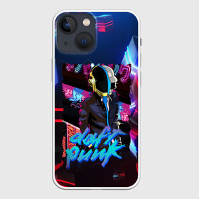 Чехол для iPhone 13 mini с принтом daft punk neon rock в Рязани,  |  | by craig drake | daft punk | madeinkipish | thomas bangalter | дафт панк | маски | тома и ги мануэль