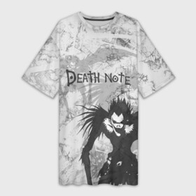 Платье-футболка 3D с принтом Death Note : Ryuk в Рязани,  |  | anime | death note | ryuk | аниме | герой | зло | манга | монстр | персонаж | рюк | страшный | хоррор