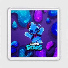 Магнит 55*55 с принтом Сквик Squeak Brawl Stars в Рязани, Пластик | Размер: 65*65 мм; Размер печати: 55*55 мм | Тематика изображения на принте: bele | belle | brawl | brawl stars | brawlstars | brawl_stars | squeak | белле | белль | бель | бравл | бравлстарс | писк | сквик