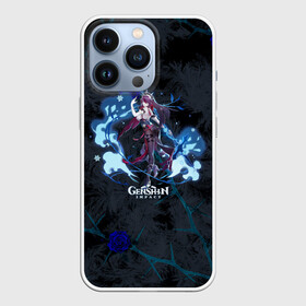 Чехол для iPhone 13 Pro с принтом Genshin Impact   Rosaria в Рязани,  |  | anime | game | gamer | genshin | genshin impact | genshin rosaria | impact | nun | rosaria | аниме | геншин | геншин импакт | геншин розария | импакт | лёд | ледяная роза | монашка | роза | розалия | розария | шипы