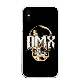 Чехол для iPhone XS Max матовый с принтом DMX Skull в Рязани, Силикон | Область печати: задняя сторона чехла, без боковых панелей | Тематика изображения на принте: 1970 | 2021 | 50 | cent | coast | cube | dmx | earl | east | gangsta | hardcore | hip | hop | ice | in | legend | music | pace | rap | requiescat | rip | simmons | skull | гангстер | легенда | музыка | рип | рэп | рэпер | симмонс | хип | хоп | че