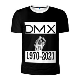 Мужская футболка 3D спортивная с принтом DMX 1970-2021 в Рязани, 100% полиэстер с улучшенными характеристиками | приталенный силуэт, круглая горловина, широкие плечи, сужается к линии бедра | 1970 | 2021 | 50 | cent | coast | cube | dmx | earl | east | gangsta | hardcore | hip | hop | ice | in | legend | music | pace | rap | requiescat | rip | simmons | гангстер | легенда | музыка | рип | рэп | рэпер | симмонс | хип | хоп | эрл