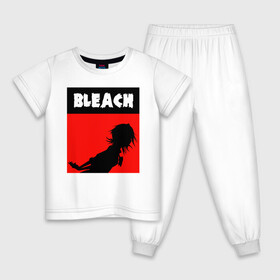 Детская пижама хлопок с принтом Bleach art в Рязани, 100% хлопок |  брюки и футболка прямого кроя, без карманов, на брюках мягкая резинка на поясе и по низу штанин
 | anime | art | bleach | girls | manga | аниме | арт | блич | манга