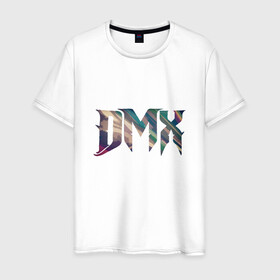 Мужская футболка хлопок с принтом DMX Color в Рязани, 100% хлопок | прямой крой, круглый вырез горловины, длина до линии бедер, слегка спущенное плечо. | dmx | dog | earl simmons | hip hop | music | new york | rap | rapper | rip | ruff ryders | диэмикс | музыка | нью йорк | пёс | рэп | рэпер | хипхоп | эрл симмонс