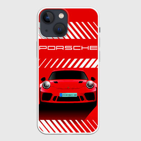 Чехол для iPhone 13 mini с принтом PORSCHE   ПОРШЕ   RED STYLE в Рязани,  |  | 911 | auto | carrera | cayenne | macan | porsche | sportcar | taycan | автомобиль | градиент. | каен | карера | красный | макан | полосы | порш | порше | спорт | спорткар | тайкан