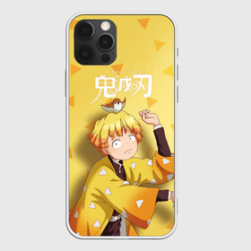 Чехол для iPhone 12 Pro с принтом Zenitsu Agatsuma Kimetsu no Yaiba в Рязани, силикон | область печати: задняя сторона чехла, без боковых панелей | demon slayer | kamado | kimetsu no yaiba | nezuko | tanjiro | аниме | гию томиока | зеницу агацума | иноске хашибира | камадо | клинок | корзинная девочка | манга | музан кибуцуджи | незуко | рассекающий демонов | танджиро