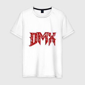 Мужская футболка хлопок с принтом DMX Logo в Рязани, 100% хлопок | прямой крой, круглый вырез горловины, длина до линии бедер, слегка спущенное плечо. | dmx | dog | earl simmons | hip hop | music | new york | rap | rapper | rip | ruff ryders | диэмикс | музыка | нью йорк | пёс | рэп | рэпер | хипхоп | эрл симмонс