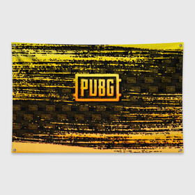 Флаг-баннер с принтом PUBG ПАБГ в Рязани, 100% полиэстер | размер 67 х 109 см, плотность ткани — 95 г/м2; по краям флага есть четыре люверса для крепления | battlegrounds | playerunknown s | pubg | згип | игра | компьютерная игра | пабг | пубг | шутер