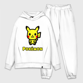 Мужской костюм хлопок OVERSIZE с принтом POKEMON   ПОКЕМОН в Рязани,  |  | a bathing ape | bape | bape shark | bape sta | monkey | pikachu | pokemons | star | streetwear | бейп | горила | обезьянка | пикачу | покемоны. | стар | стритвеар | стритвир бренд | уличный стиль