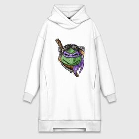 Платье-худи хлопок с принтом Донателло   Donatello в Рязани,  |  | donatello | leonardo | michelangelo | ninja | pizza | raphael | turtles | воин | донателло | животные | комикс | комиксы | леонардо | микеланджело | мультфильм | мутант | мутанты | ниндзя | пицца | рафаэль | сплинтер | супергерой