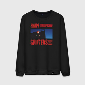 Мужской свитшот хлопок с принтом Shape shifters grunge vintage в Рязани, 100% хлопок |  | film | grunge | hipster | movie | vintage | винтаж | грандж | гранж | кино | надписи | потёртости | хипстер