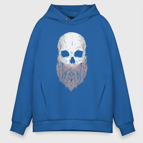 Мужское худи Oversize хлопок с принтом Череп с бородой Bearded Skull в Рязани, френч-терри — 70% хлопок, 30% полиэстер. Мягкий теплый начес внутри —100% хлопок | боковые карманы, эластичные манжеты и нижняя кромка, капюшон на магнитной кнопке | 100 эко | beard | big daddy | boomer | fashion man | hipster | hipster merch | old school | real man | vintage | wild beast | борода | борода всему глава | бородач | бумер | винтаж | хипстер | хипстер мерч | хипстерская борода | хипстерский