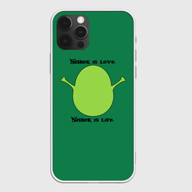 Чехол для iPhone 12 Pro Max с принтом Shrek is love, Shrek is life в Рязани, Силикон |  | donkey | fiona | gonna | is | life | love | me | once | roll | shrek | somebody | the | told | world | артур | в | гарольд | дракон | жизнь | кот | лорд | любовь | мем | мерлин | огр | осел | пиноккио | пряник | сапогах | фаркуад | фиона | чарм