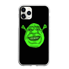 Чехол для iPhone 11 Pro матовый с принтом Shreks Face в Рязани, Силикон |  | Тематика изображения на принте: donkey | fiona | gonna | is | life | love | me | once | roll | shrek | somebody | the | told | world | артур | в | гарольд | дракон | жизнь | кот | лорд | любовь | мем | мерлин | огр | осел | пиноккио | пряник | сапогах | фаркуад | фиона | чарм