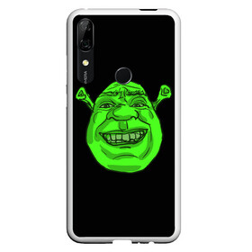 Чехол для Honor P Smart Z с принтом Shreks Face в Рязани, Силикон | Область печати: задняя сторона чехла, без боковых панелей | Тематика изображения на принте: donkey | fiona | gonna | is | life | love | me | once | roll | shrek | somebody | the | told | world | артур | в | гарольд | дракон | жизнь | кот | лорд | любовь | мем | мерлин | огр | осел | пиноккио | пряник | сапогах | фаркуад | фиона | чарм