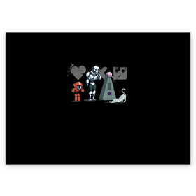 Поздравительная открытка с принтом Любовь, Смерть & Роботы в Рязани, 100% бумага | плотность бумаги 280 г/м2, матовая, на обратной стороне линовка и место для марки
 | Тематика изображения на принте: cat | cats | death | logo | love | netflix | robots | анимация | кино | кот | кошка | лого | любовь | нетфликс | роботы | сериал