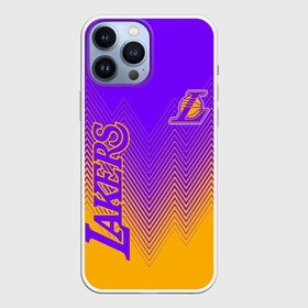 Чехол для iPhone 13 Pro Max с принтом LOS ANGELES LAKERS   ЛЕЙКЕРС в Рязани,  |  | Тематика изображения на принте: 24 lakers | kobe bryant | lakers | los angeles lakers | баскетбол. | коби брайант | лос анджелес лейкерс | лосанджелес лейкерс