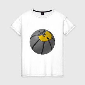 Женская футболка хлопок с принтом Wu-Tang Basketball в Рязани, 100% хлопок | прямой крой, круглый вырез горловины, длина до линии бедер, слегка спущенное плечо | basketball | black | hiphop | method man | music | nba | new york | nyc | odb | old school | rap | rza | wu tang clan | wutang | баскетбол | ву тэнг | граффити | микрофон | музыка | нба | нью йорк | рэп | рэпер | хипхоп