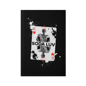 Обложка для паспорта матовая кожа с принтом Репер - SODA LUV в Рязани, натуральная матовая кожа | размер 19,3 х 13,7 см; прозрачные пластиковые крепления | Тематика изображения на принте: rap | rapper | soda luv | st. petersburg | vladislav terentyuk | владислав терентюк | репер | рэп | рэп исполнитель | санкт петербург