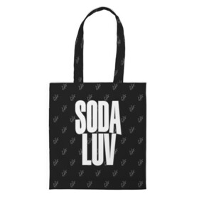 Шоппер 3D с принтом Репер - SODA LUV в Рязани, 100% полиэстер | Плотность: 200 г/м2; Размер: 34×35 см; Высота лямок: 30 см | Тематика изображения на принте: rap | rapper | soda luv | st. petersburg | vladislav terentyuk | владислав терентюк | репер | рэп | рэп исполнитель | санкт петербург