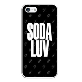 Чехол для iPhone 5/5S матовый с принтом Репер - SODA LUV в Рязани, Силикон | Область печати: задняя сторона чехла, без боковых панелей | rap | rapper | soda luv | st. petersburg | vladislav terentyuk | владислав терентюк | репер | рэп | рэп исполнитель | санкт петербург