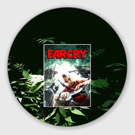 Коврик для мышки круглый с принтом farcry 3 в Рязани, резина и полиэстер | круглая форма, изображение наносится на всю лицевую часть | Тематика изображения на принте: far cry | far cry 5 | far cry new dawn | far cry primal | farcry | fc 5 | fc5 | game | new dawn | primal | игры | постапокалипсис | фар край | фар край 5