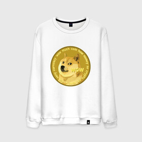 Мужской свитшот хлопок с принтом DOGECOIN / DOGE / ДОГИКОИН в Рязани, 100% хлопок |  | crypto | cryptocurrency | doge | dogecoin | elon mask | trading | биржа криптовалют | доги | догикоин | илон маск | криптовалюта | мем | трейдинг.