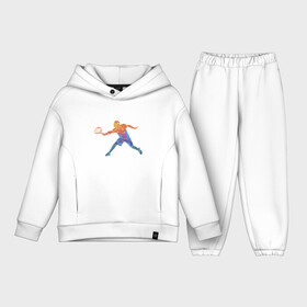 Детский костюм хлопок Oversize с принтом Tennis player   man в Рязани,  |  | colorful | player | tennis | игрок | спортсмен | теннис